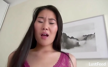 毛片 Hot Busty Asian Star Gets Wild Pussy Action