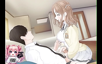 Adorable Babe Gives Deep Blowjob Before Steamy Sex