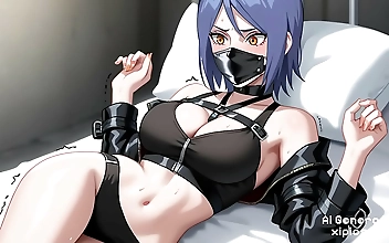 性 Teen Temptress Moans Loud in Steamy Threesome Adventure