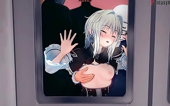 Passionate Japanese Temptress Seducing His Enormous Desire