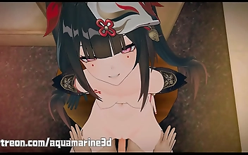 粉嫩 Sexy Girl Gives Amazing Blowjob Then Gets Rough