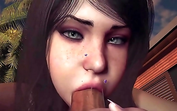 Adorable Asian Teen Quickly Masters Expert Blowjob Techniques